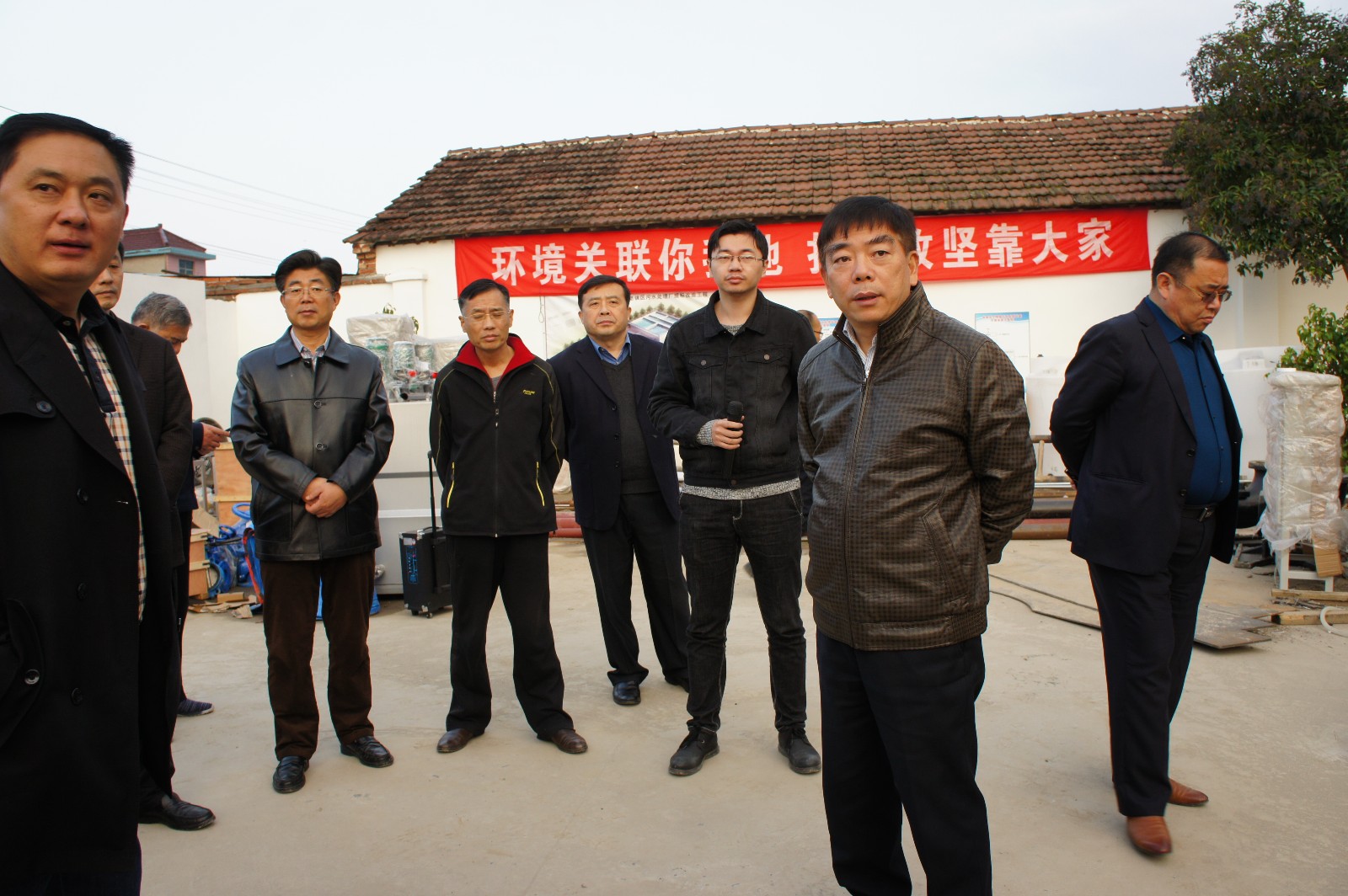 赵闻斌副市长带队检查如泰运河整治工作